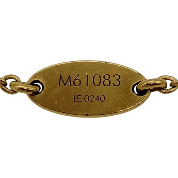 554322AT (S4) Louis Vuitton Necklace Gold Metal - Picture 8 of 9